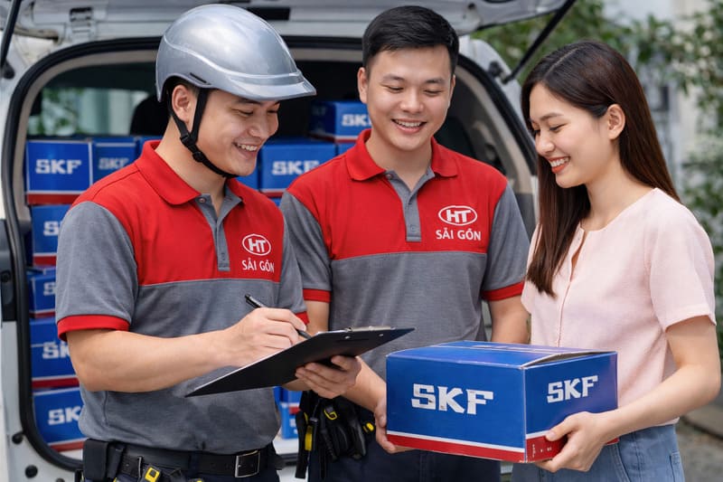 Đội ngũ tư vấn đại lý SKF HT Sài Gòn nhiệt tình
