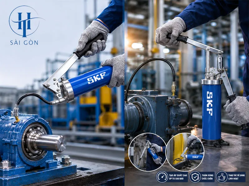 Ưu điểm nổi bật của thiết bị bơm mỡ SKF Ưu điểm nổi bật của thiết bị bơm mỡ SKF