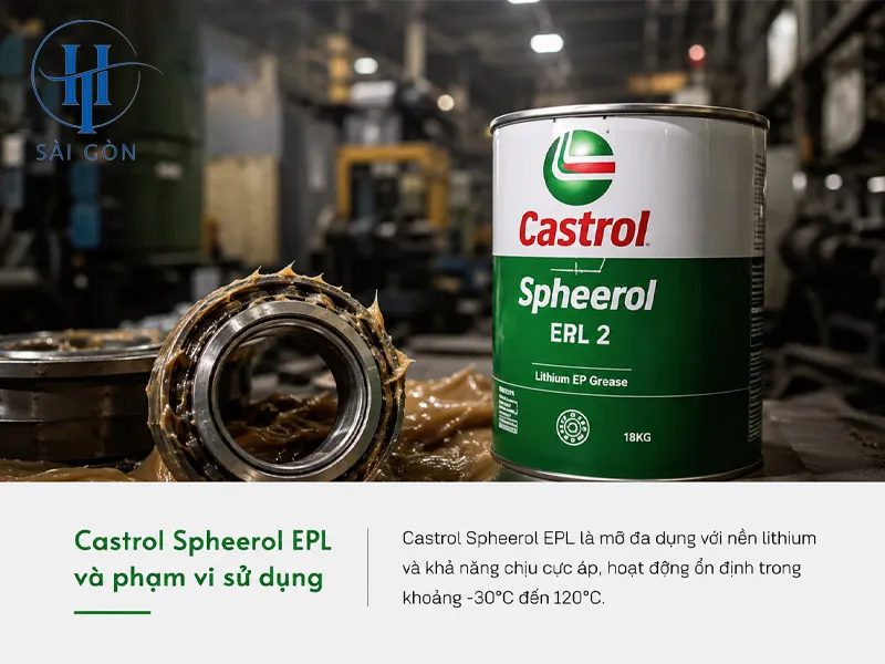 Castrol Spheerol EPL và phạm vi sử dụng