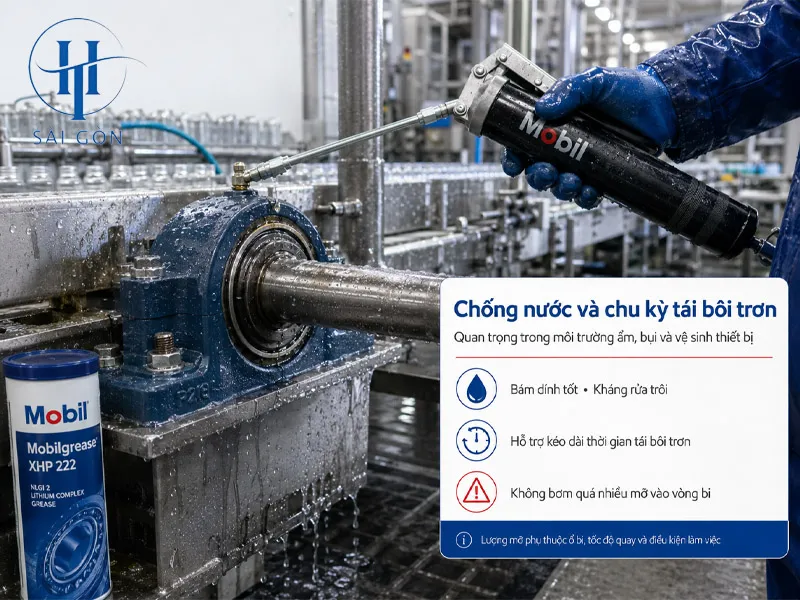 Khả năng chống nước và chu kỳ tái bôi trơn