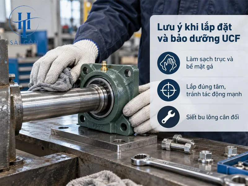 Lưu ý khi lắp đặt và bảo dưỡng UCF