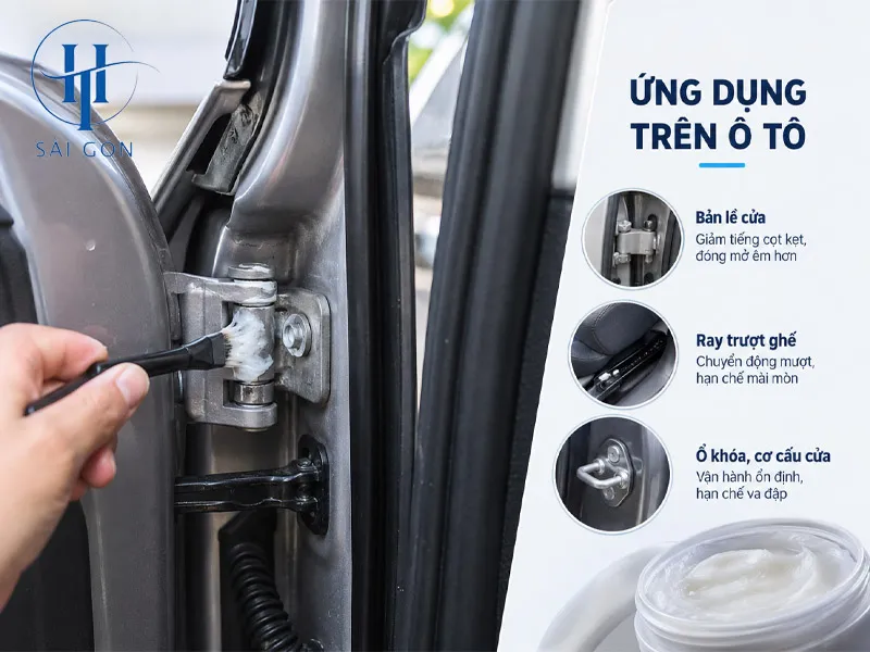 Ứng dụng phổ biến của mỡ bôi trơn giảm chấn