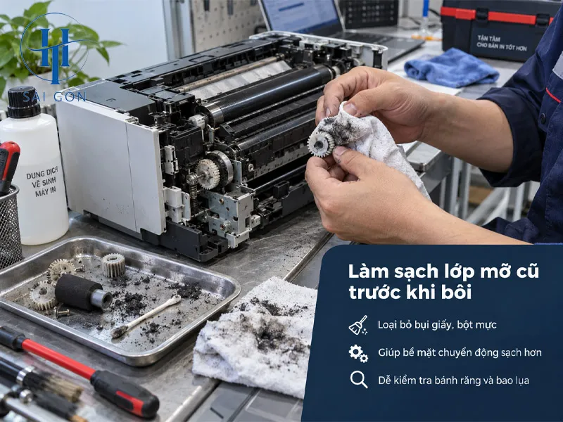 Cách sử dụng mỡ bôi trơn máy in đúng kỹ thuật Cách sử dụng mỡ bôi trơn máy in đúng kỹ thuật