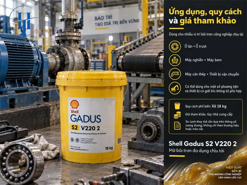 Ứng dụng, quy cách và giá tham khảo