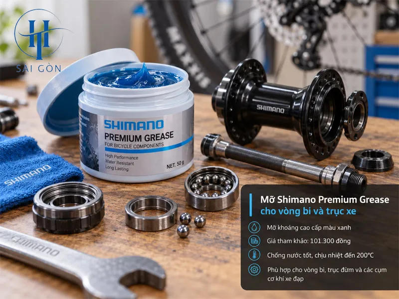 Các loại mỡ bôi trơn xe đạp phổ biến và mức giá tham khảo